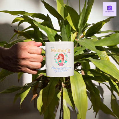 “Mom: My First Friend, My Best Friend” Coffee Mug – Mothers Day Gift | Cute Coffee Mug by CustomInk Creations